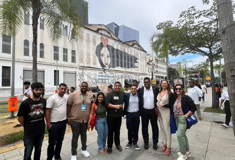 Representando Arraial do Cabo a Superintendência da Juventude no G20 Social esteve presente