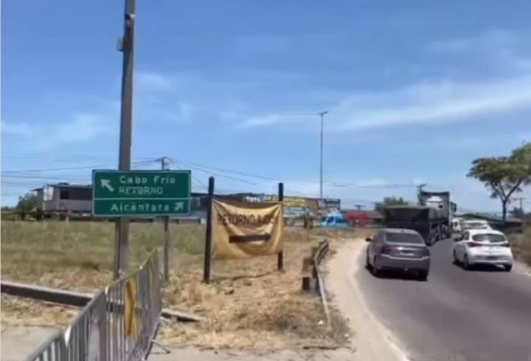 Interdição de trecho da BR-101 pode impactar turismo da Região dos Lagos nesse Carnaval 