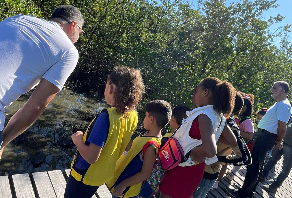 Projeto Turma do Sítio leva alunos para explorar a biodiversidade do Dormitório das Garças, em Cabo Frio