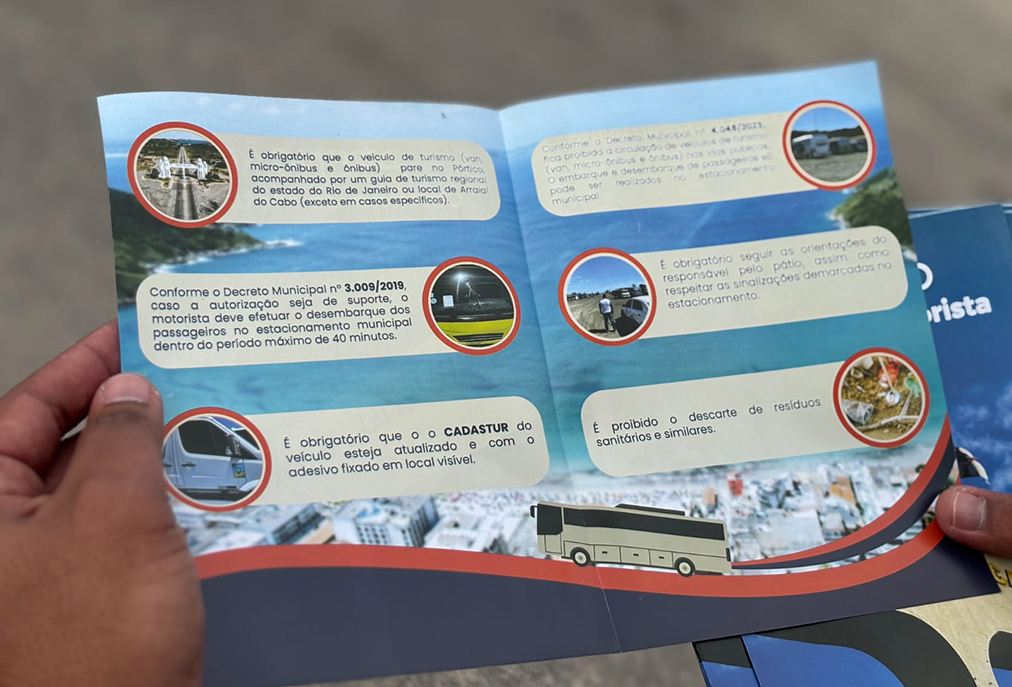 Manual do Motorista vai orientar transporte turístico em Arraial do Cabo