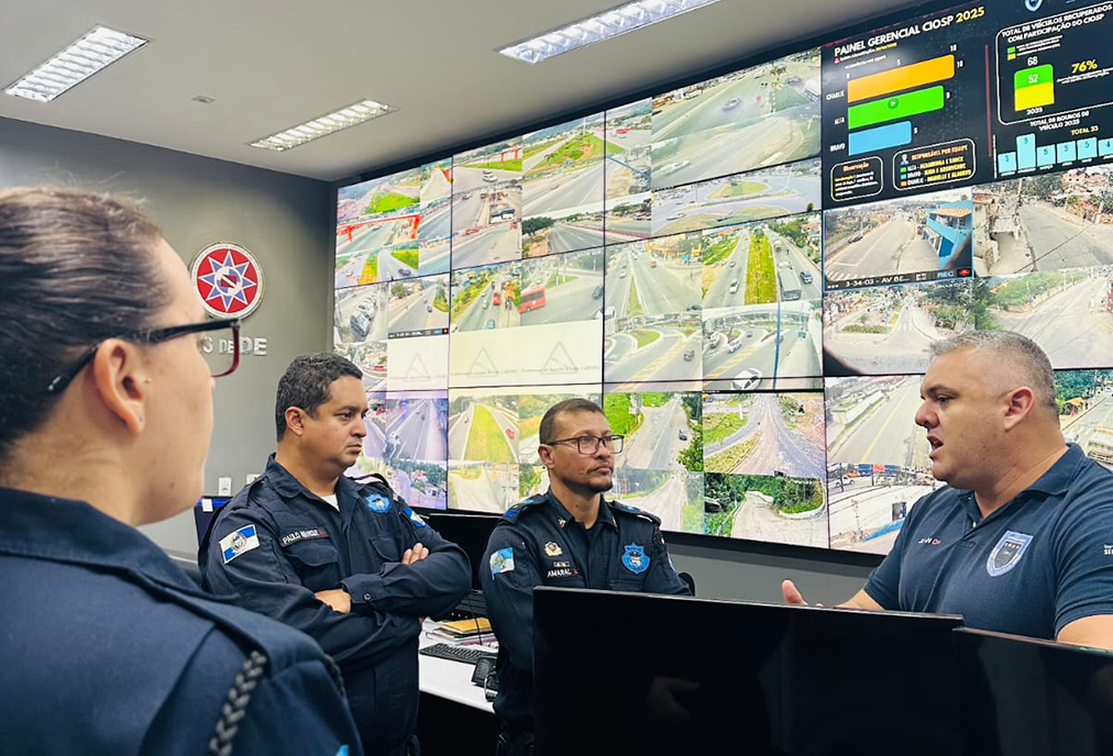 Guarda Civil de Cabo Frio busca inovação em visita técnica à corporação de Maricá