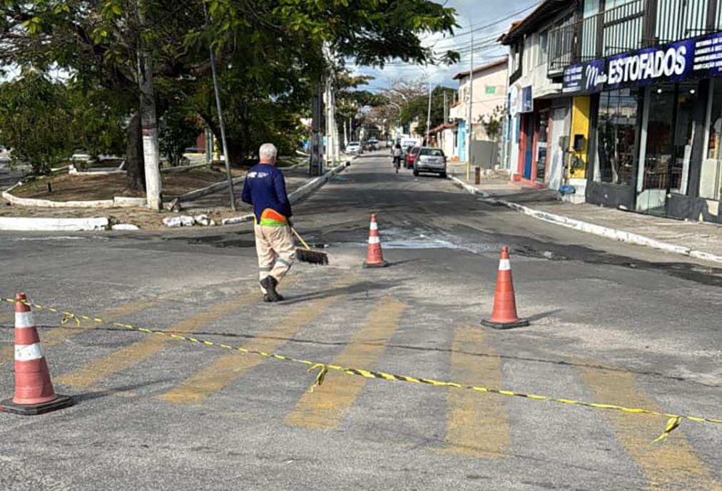 Prefeitura de Cabo Frio promove melhorias viárias com nova sinalização horizontal