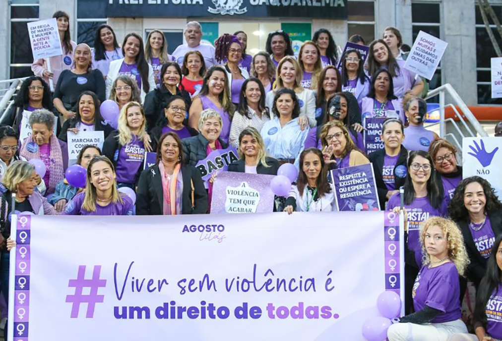 Programação do Agosto Lilás teve marcha pelo fim da violência contra a mulher em Saquarema