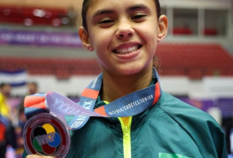 Jovem de Maricá é prata nos Jogos Pan-Americanos Júnior, em Assunção, no Paraguai