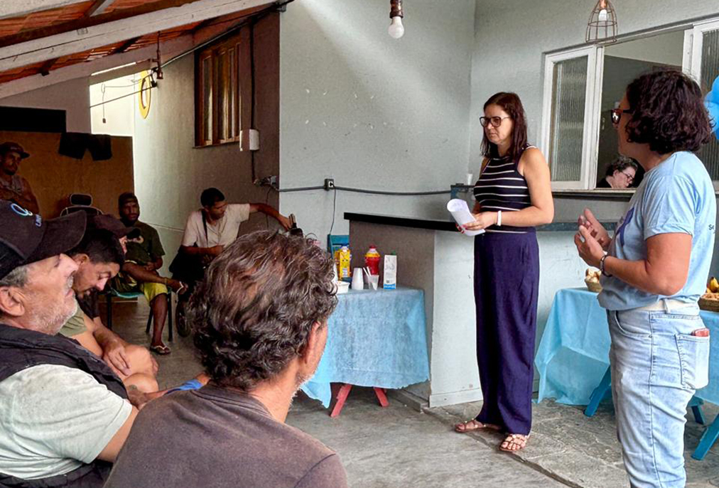 Prefeitura de Arraial realiza atividade de conscientização e autocuidado para população em situação de rua