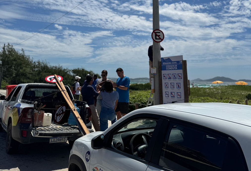 Cabo Frio inicia ordenamento viário na Praia do Foguete antes do Carnaval